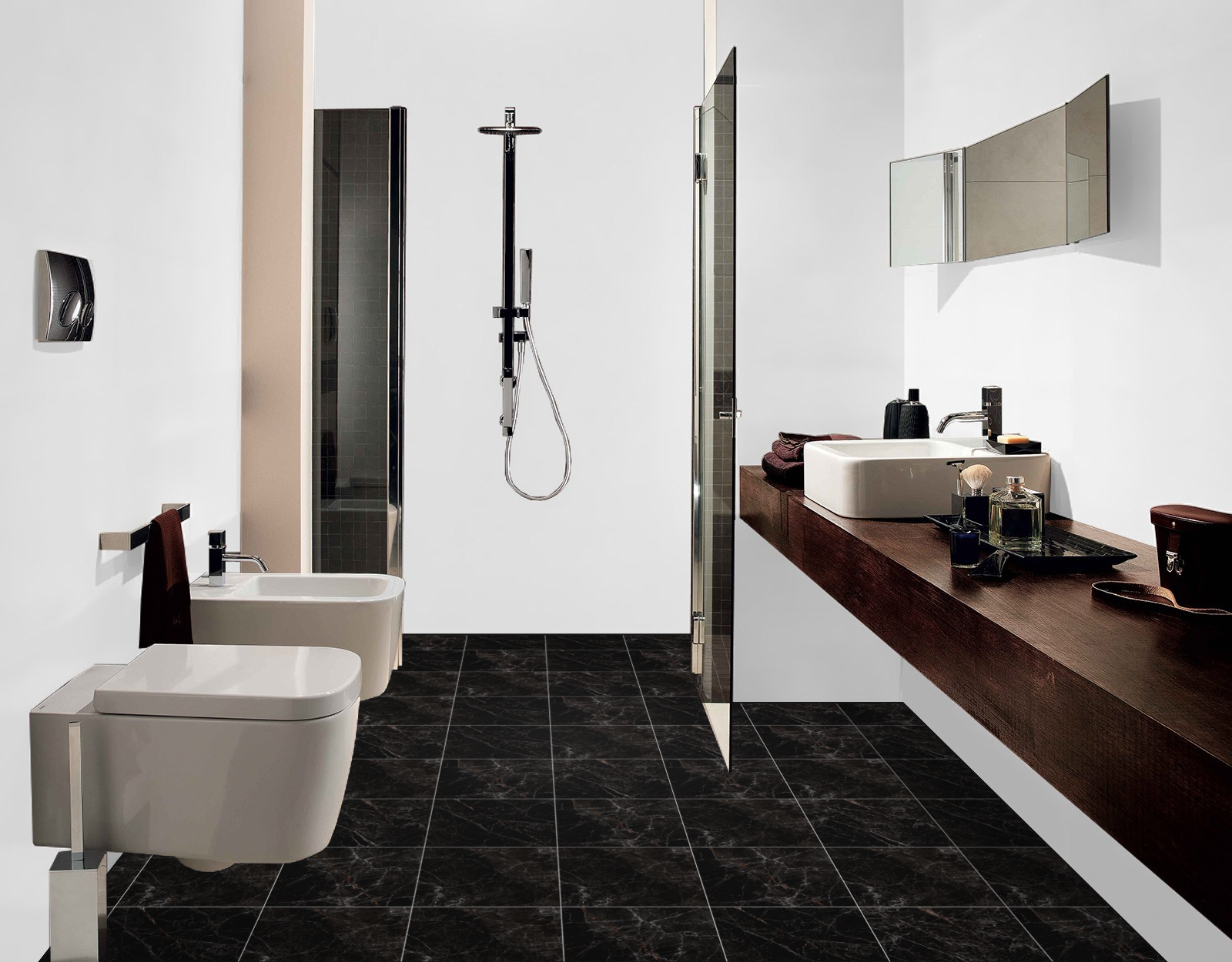 سرامیک کف حمام و دستشویی ایفا سرام | انتخابی ضد لغزش، مقاوم و شیک برای سرویس بهداشتی