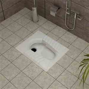 توالت زمینی گلسار- مدل مارانتا ریم بسته