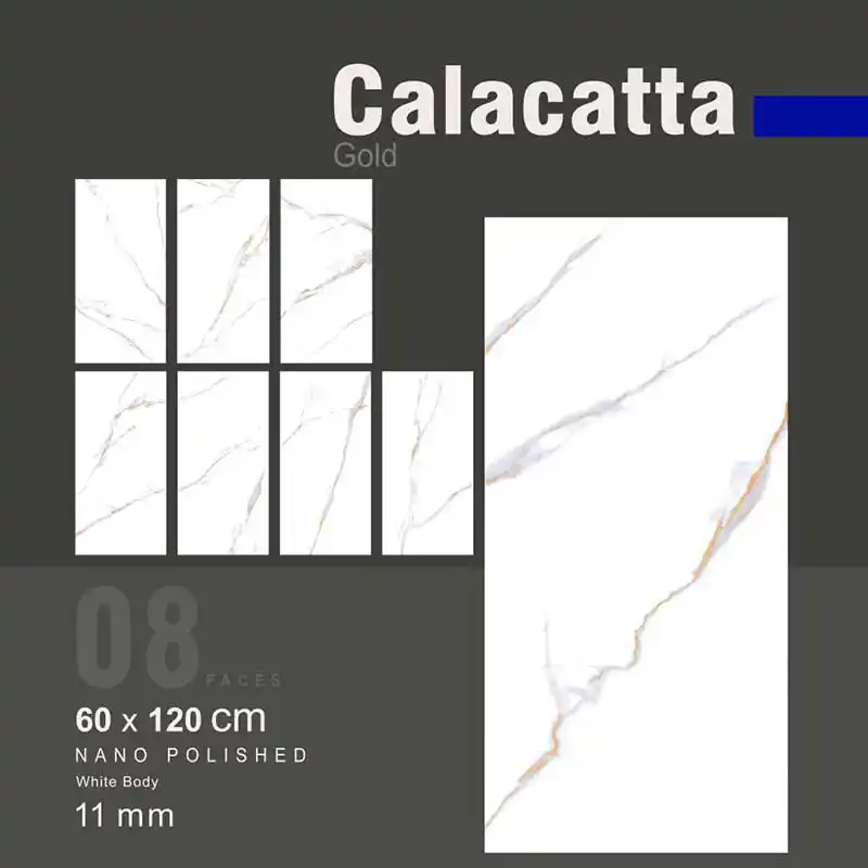 سرامیک دیوار ایفا سرام مدل کلکته طلایی