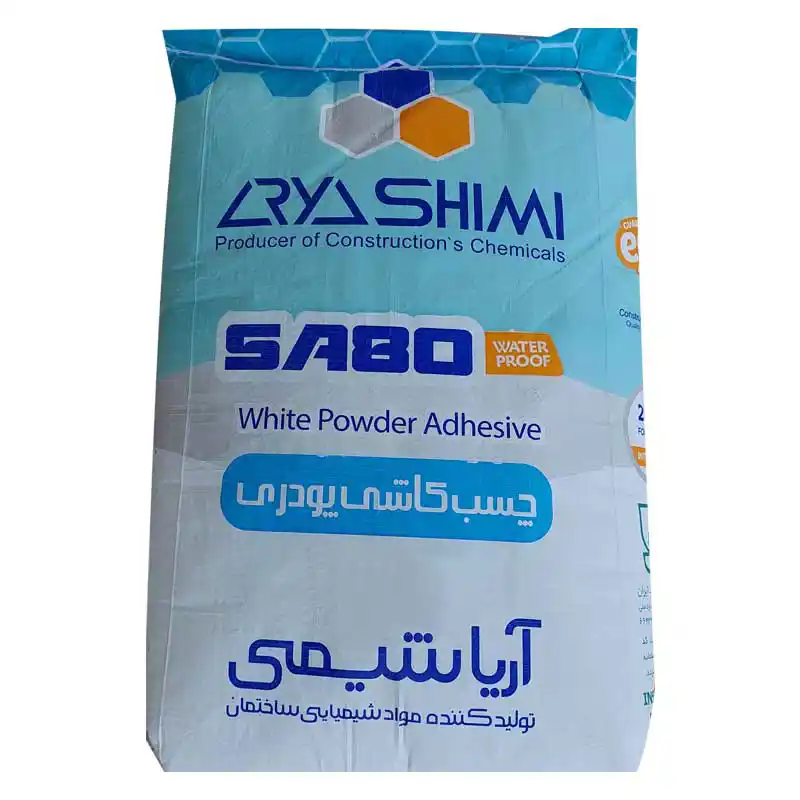 چسب کاشی پودری اریا شیمی مدل SA80