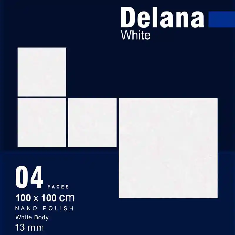 سرامیک کف پاناتایل مدل دلانا سفید سایز 60 در 120