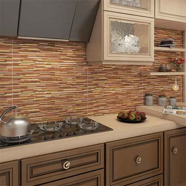 کاشی بین کابینتی ایفا سرام مدل آگریل کوتینگ طلایی