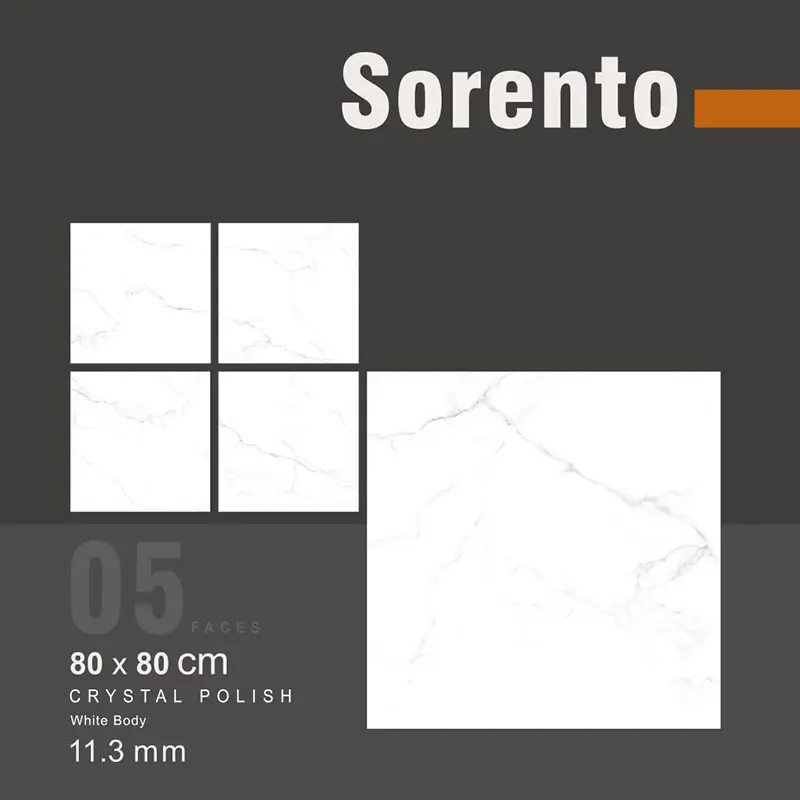 سرامیک کف میلان مدل سورنتو سایز 80 در 80