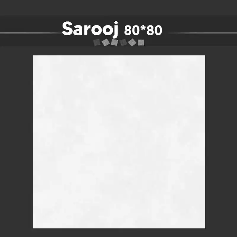 سرامیک کف دی مدل ساروج مات سایز 80 در 80